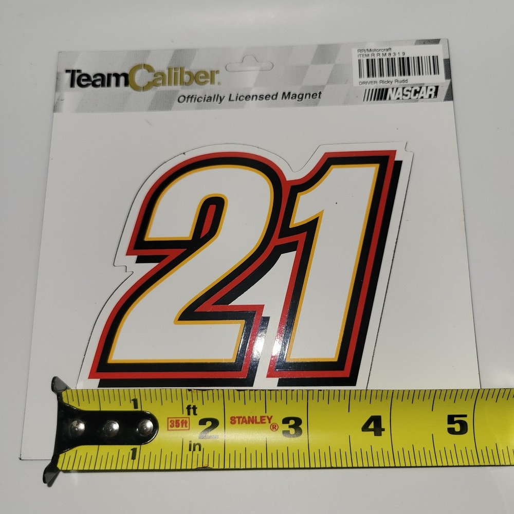 Team Caliber Officially Liceased Magnet Ricky Rudd #21 - Picture 4 of 4